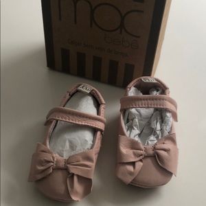 Genuine leather baby girl shoes